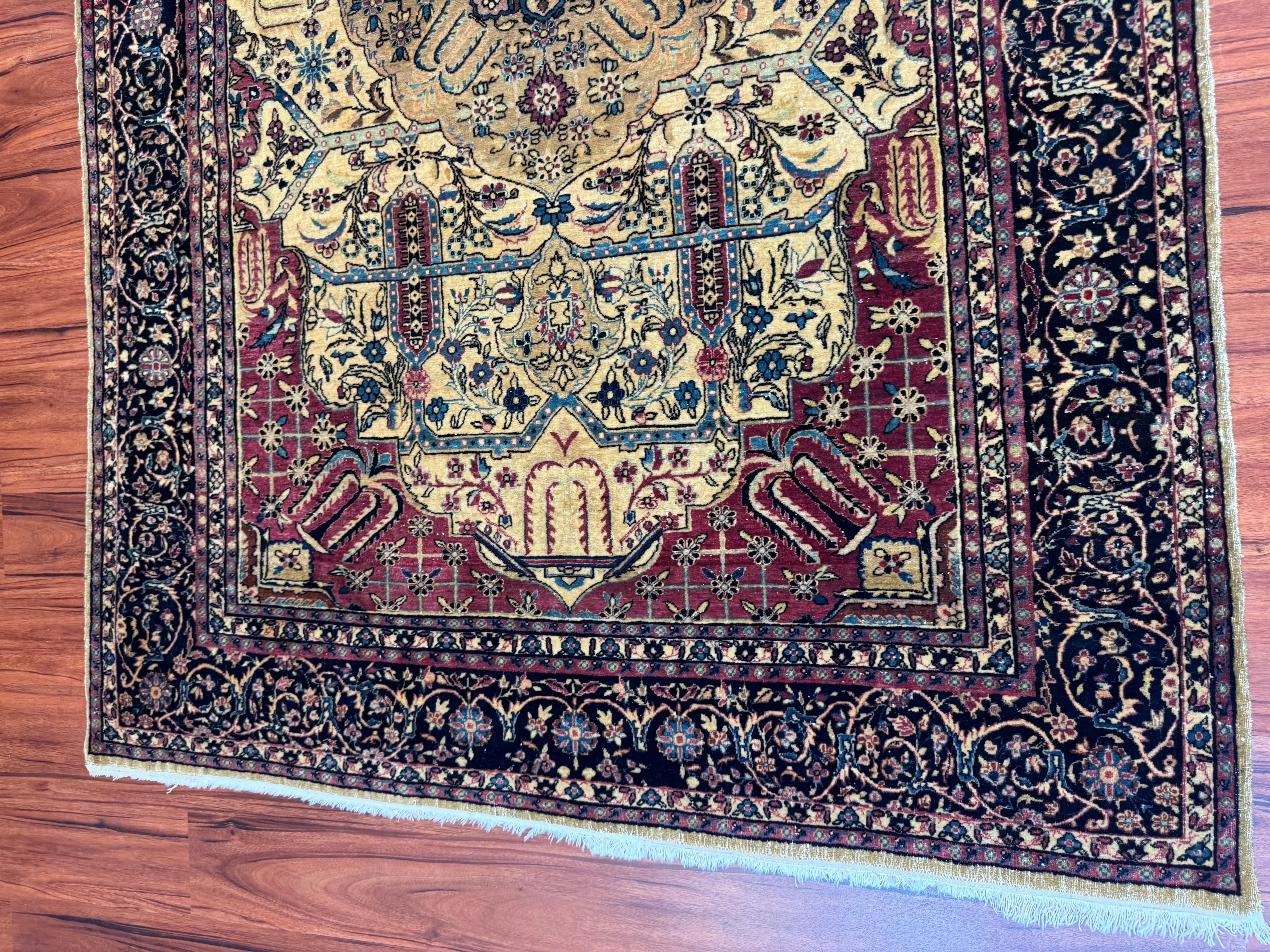 Antique Persian Kashan Rug For Sale 10