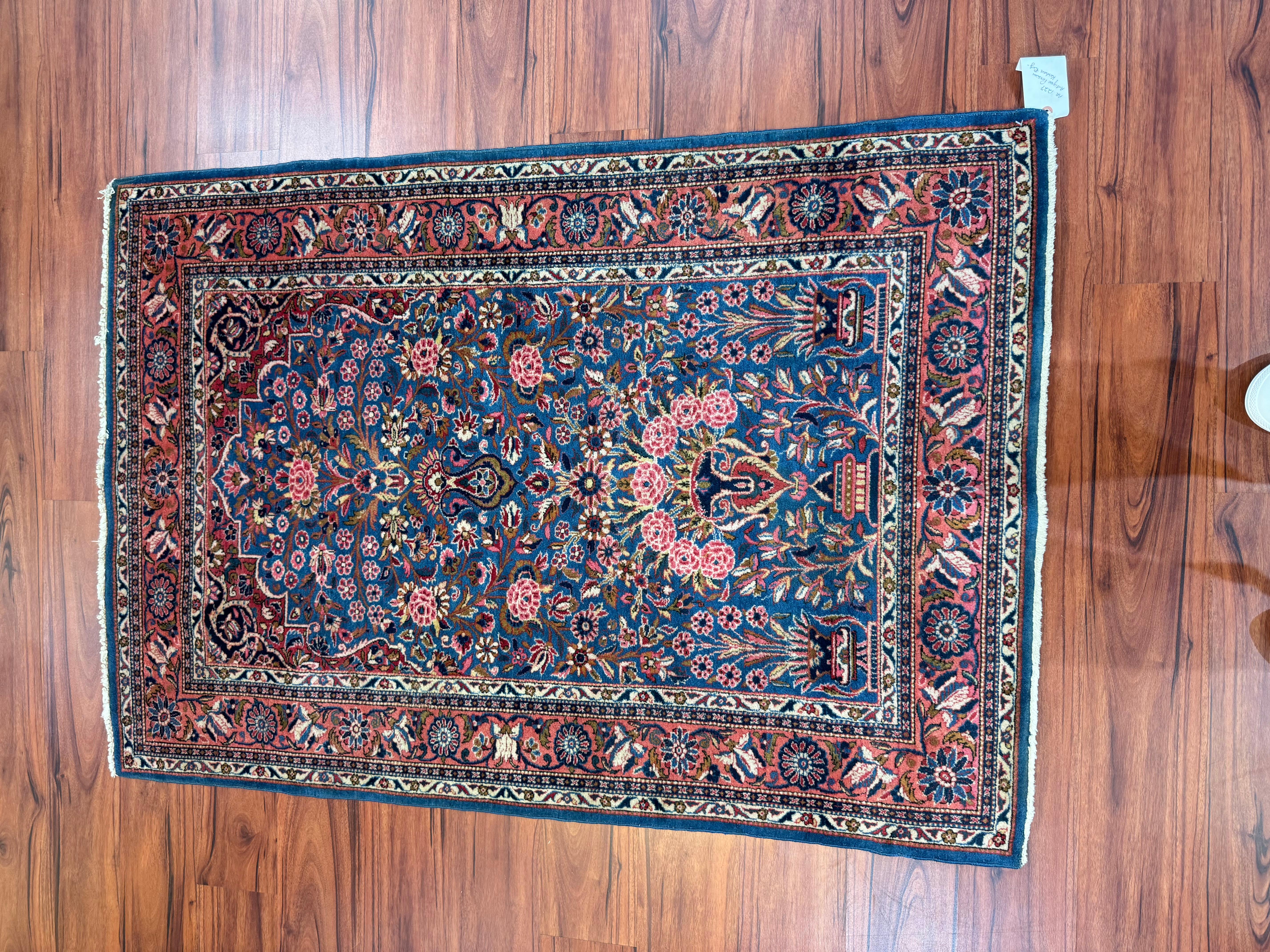 Antiker persischer Kaschan-Teppich  (Wolle) im Angebot