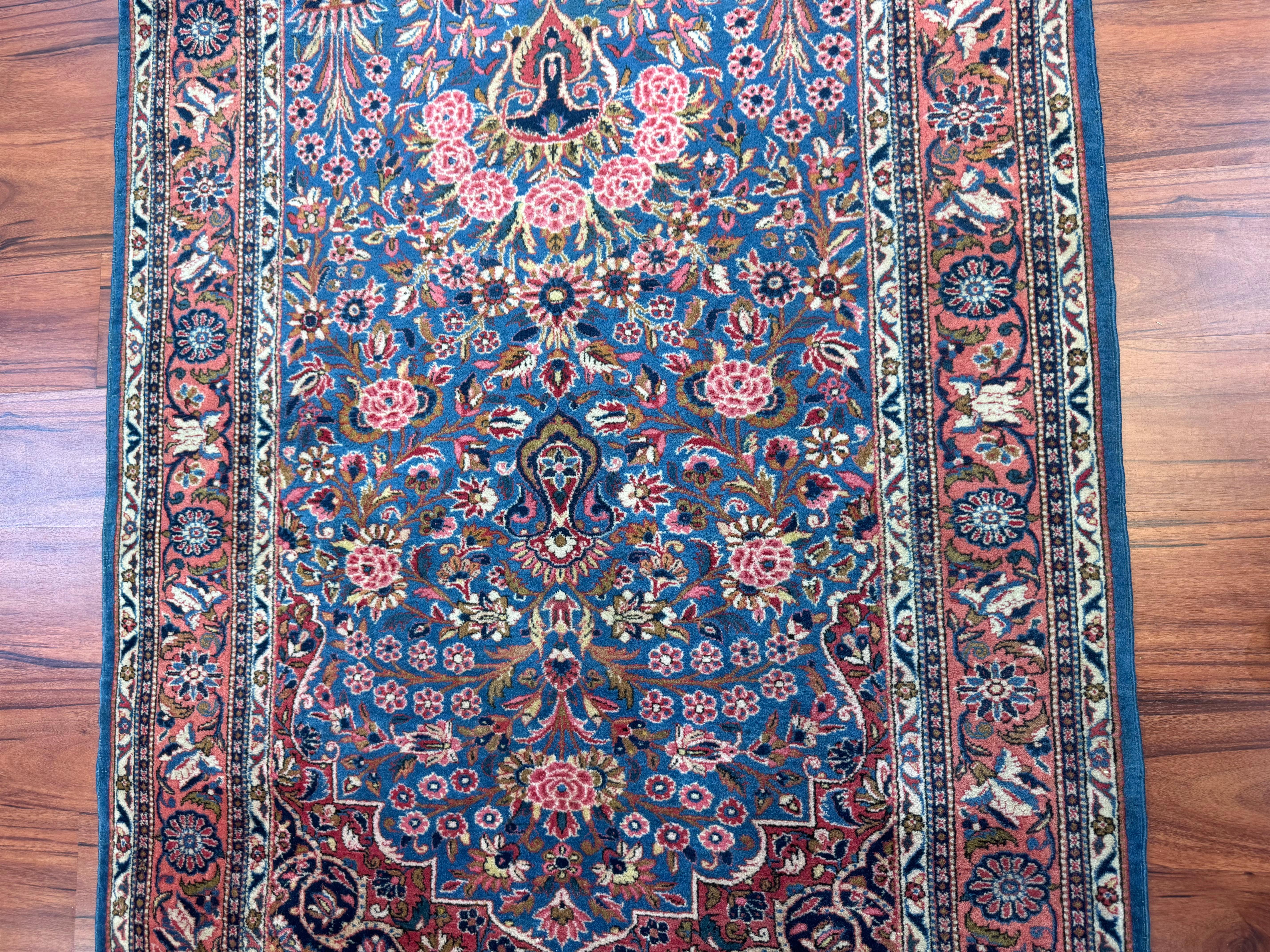 Antiker persischer Kaschan-Teppich  im Angebot 2