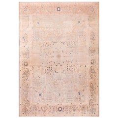 Antique 19th Century Persian Mohtasham Kashan Carpet ( 10' x 14' - 305 x 427 ) 