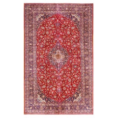 Vintage Persian Kashan Rug 10' 6" x 17' 0" 