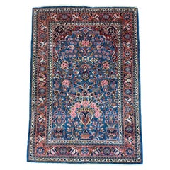 Antique Persian Kashan Rug