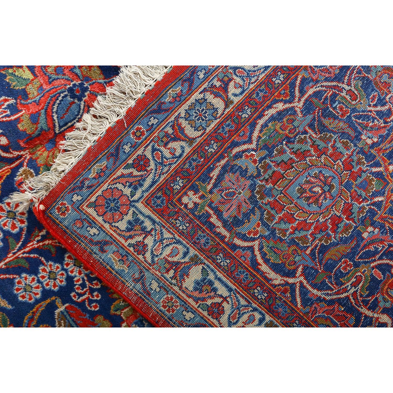 Tapis ancien Kashan en laine et coton 10'2 X 13'7
 
 Détails clés :
 Pile : Laine
 Fondation : Coton
 Origine : Kashan
 Design/One : Médaillon central
 Âge approximatif : 80 ans
 Qualité (KPI) : 265
 Condit : Bon
 Dimension : 10'2 x 13'7
 Numéro