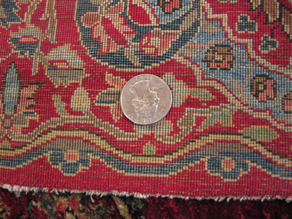 Antique Persian Silk Kashan Carpet For Sale 1