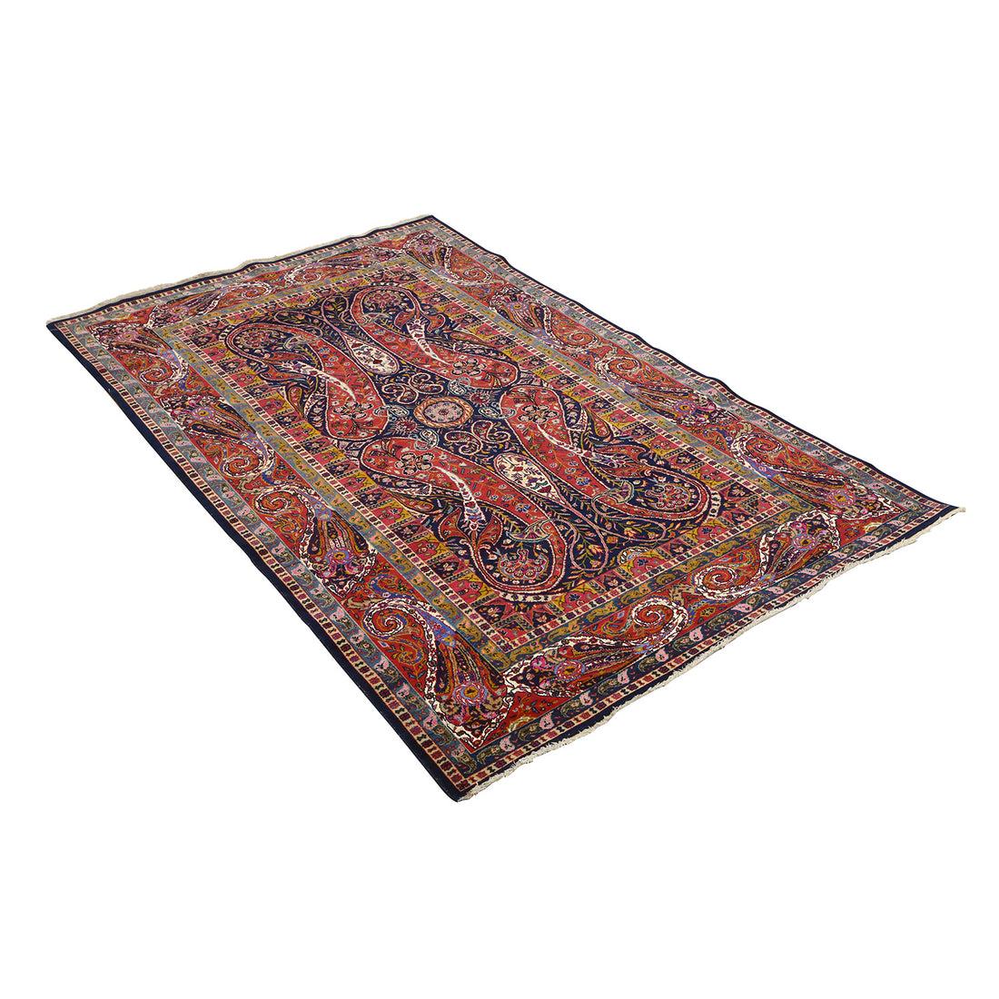 Alfombra Persa Antigua Kashan Tafazoli Pareja - Tamaño: 6'9x4'4 en Excelente estado para la venta en Los Angeles, CA