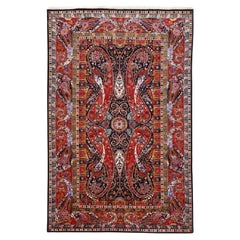 Antique Persian Kashan Tafazoli Pair Rug - Size: 6'9x4'4