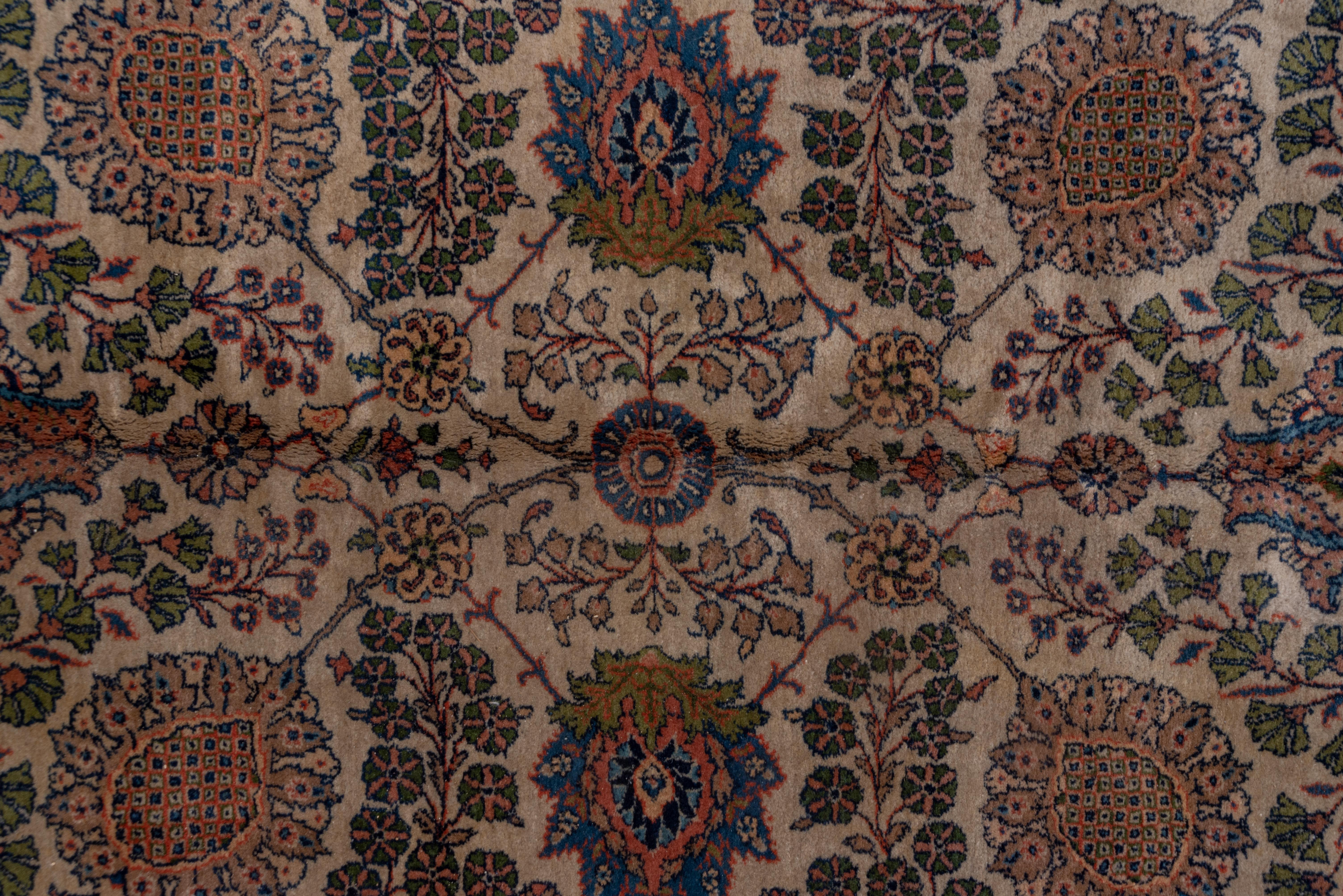 This solidly woven town carpet shows a well-rendered version of the classical 