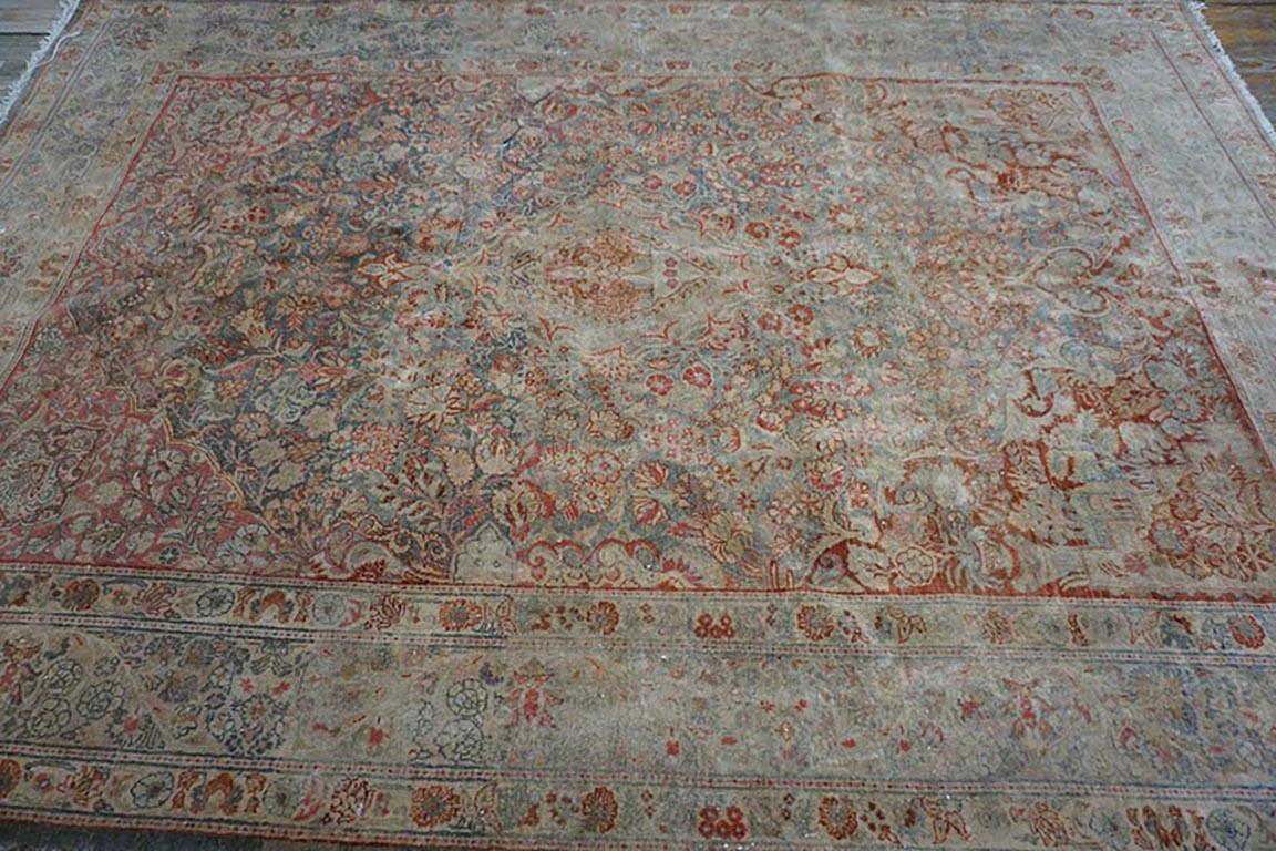 Hand-Knotted Early 20th Century Kazvin Carpet( 6'4