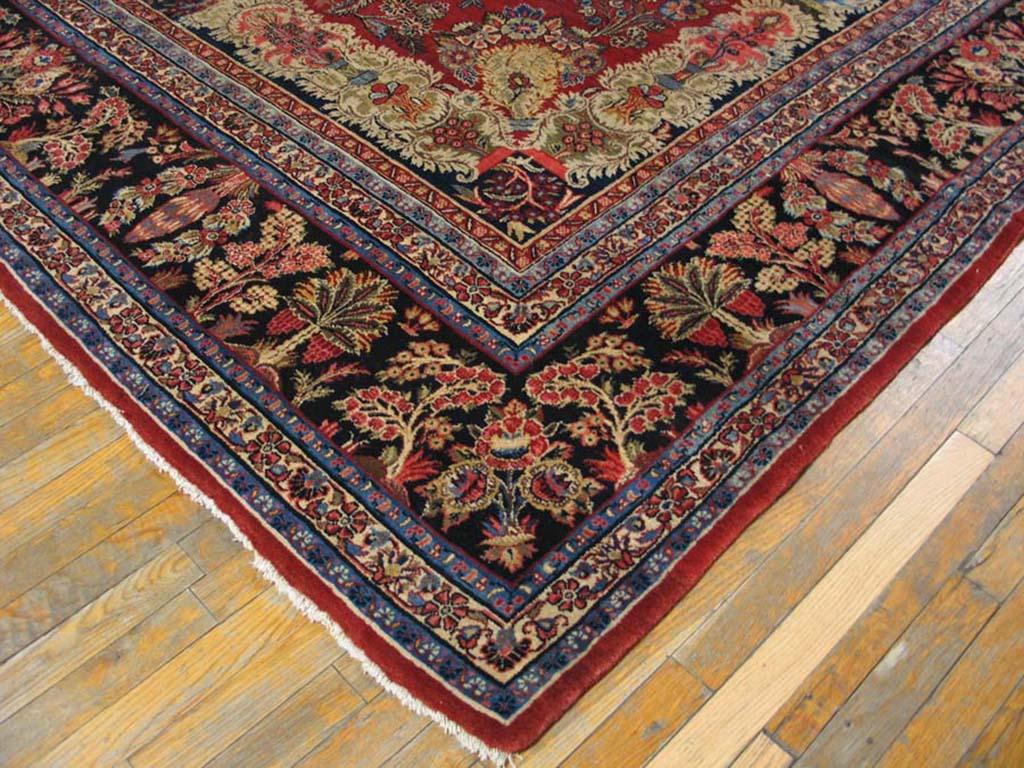Mid-20th Century Antique Persian Kazvin Rug For Sale