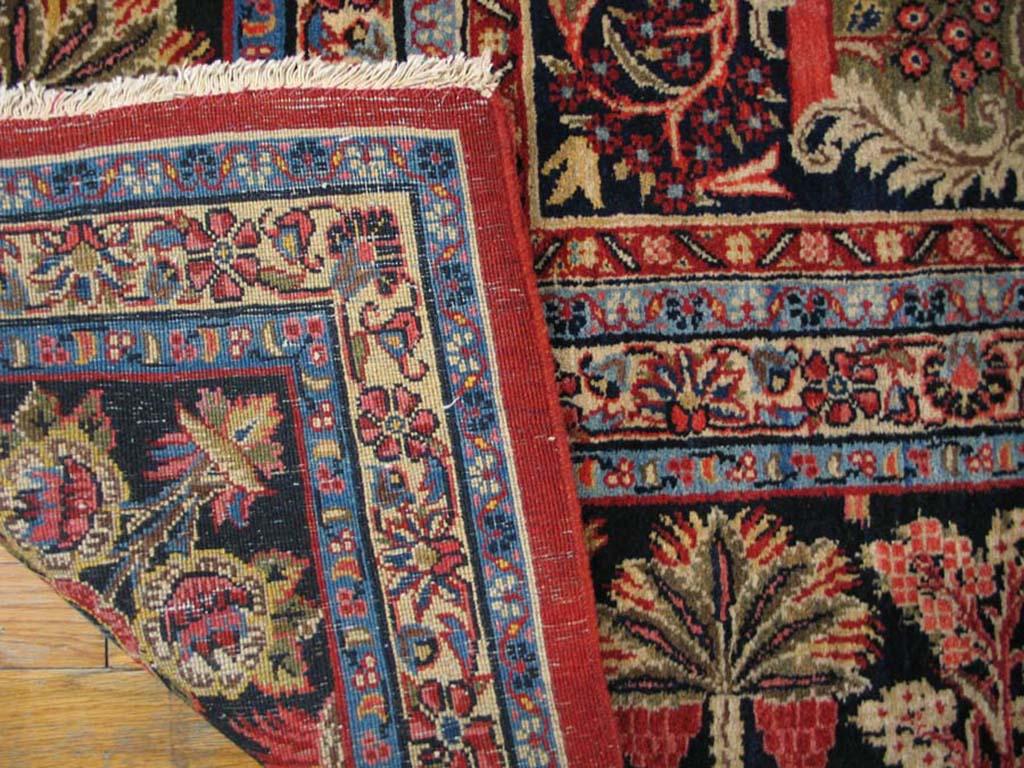 Wool Antique Persian Kazvin Rug For Sale