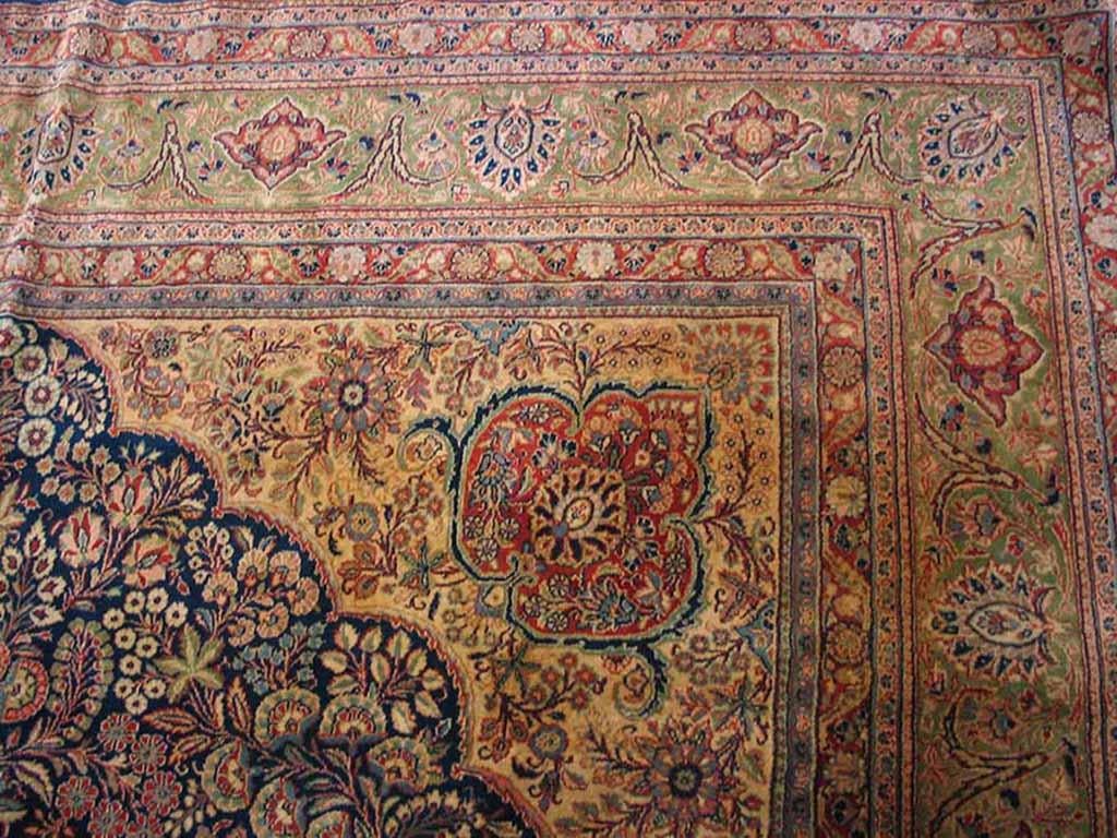 Hand-Knotted Antique Persian Kazvin Rug 9' 10