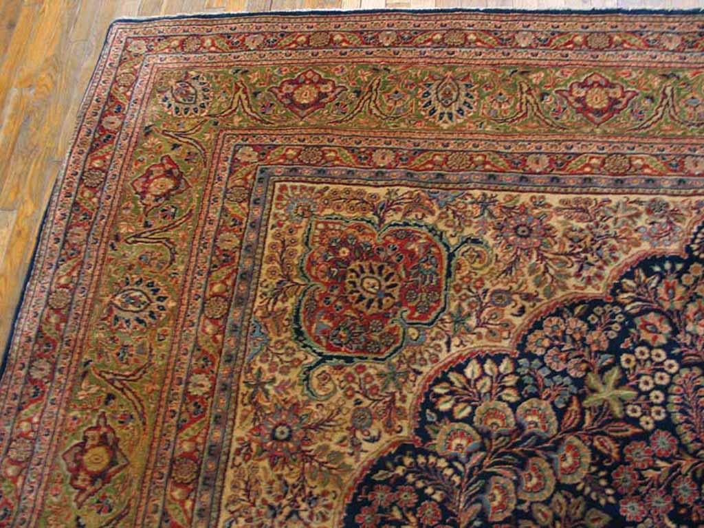 Wool Antique Persian Kazvin Rug 9' 10