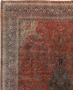 Antique Persian Kazvin Rug, circa 1900 12'8 x 17'8
