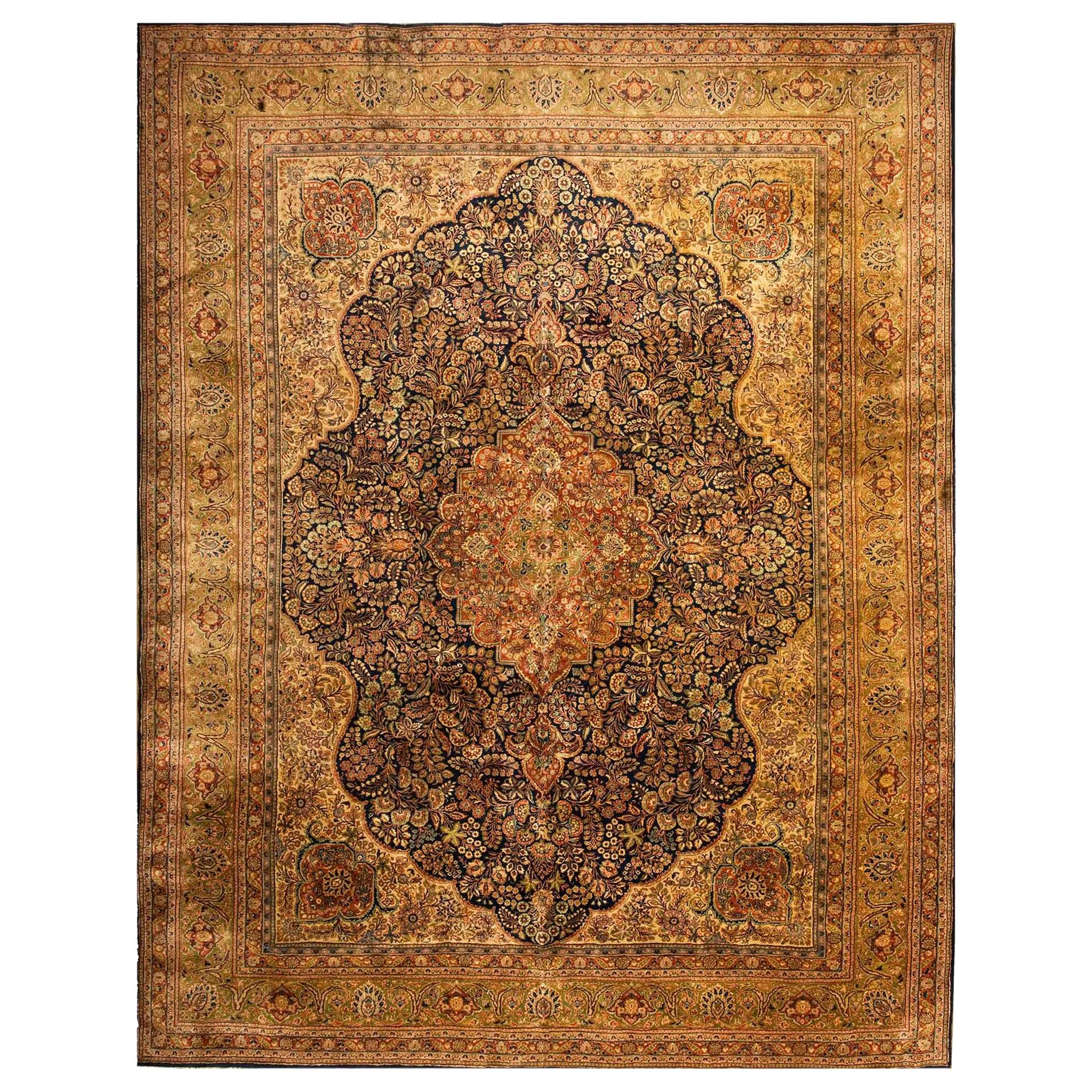 Antique Persian Kazvin Rug 9' 10" x 12' 10" For Sale