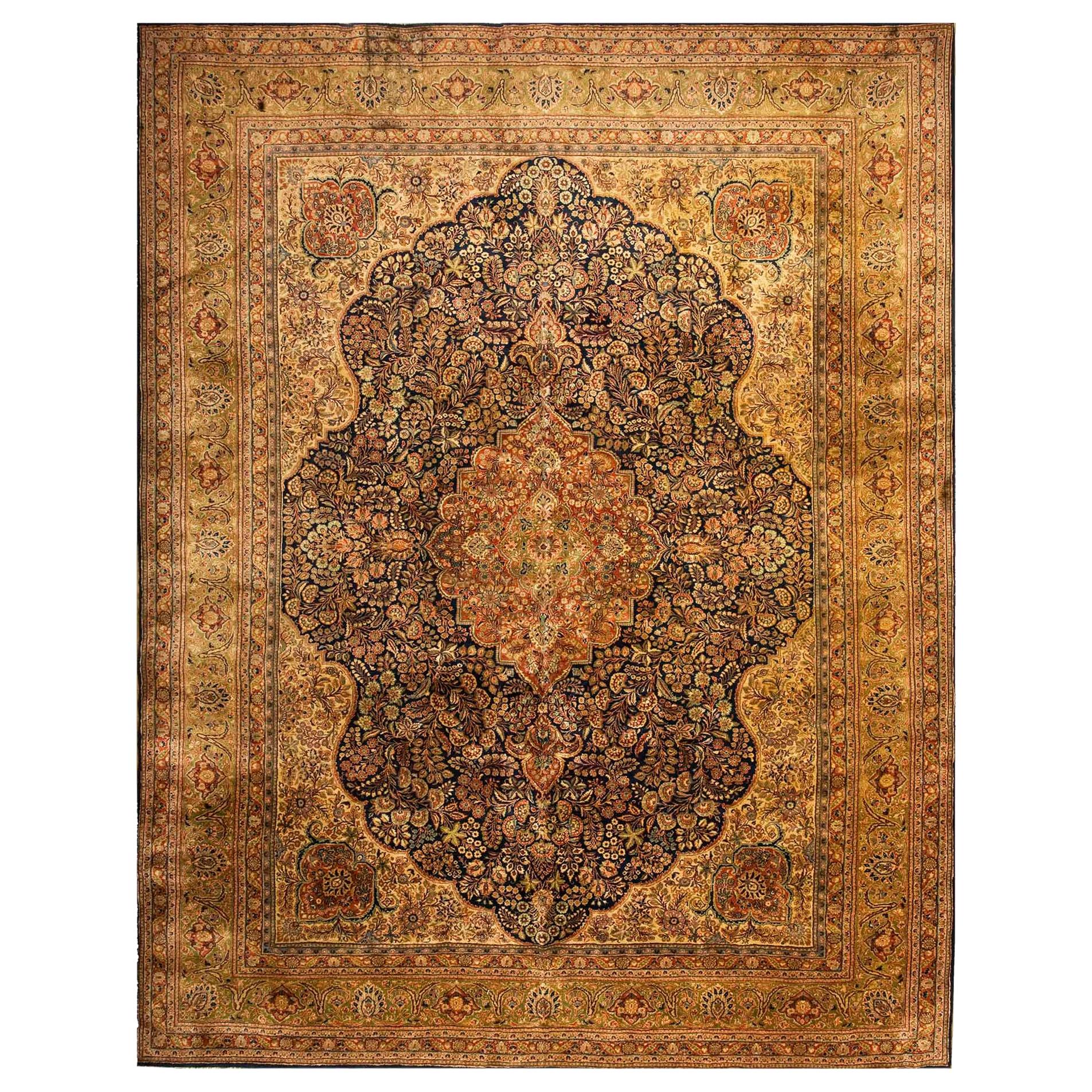 Tapis persan antique Kazvin 9' 10"" x 12' 10"" 