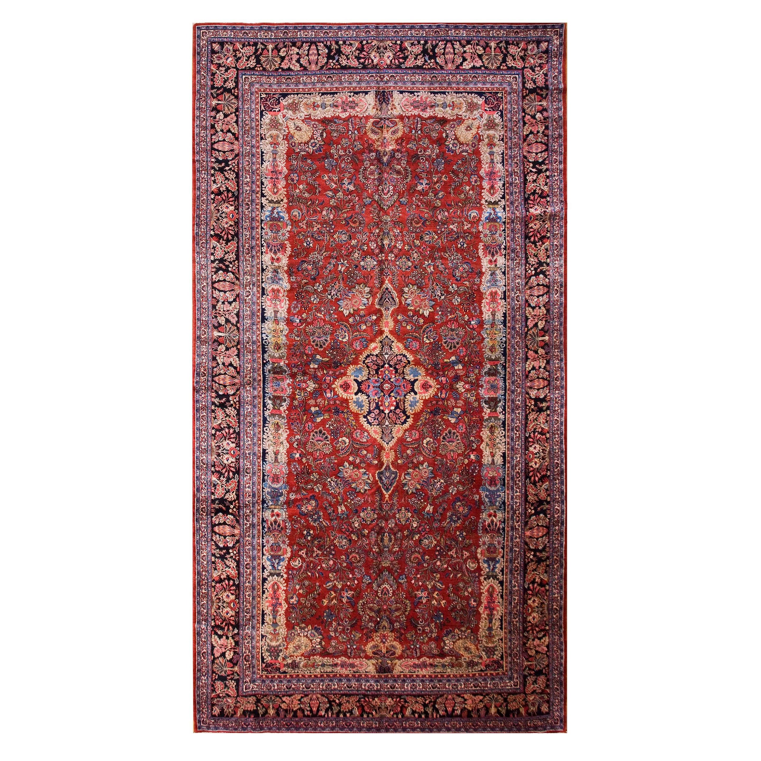 Tapis persan ancien Kazvin