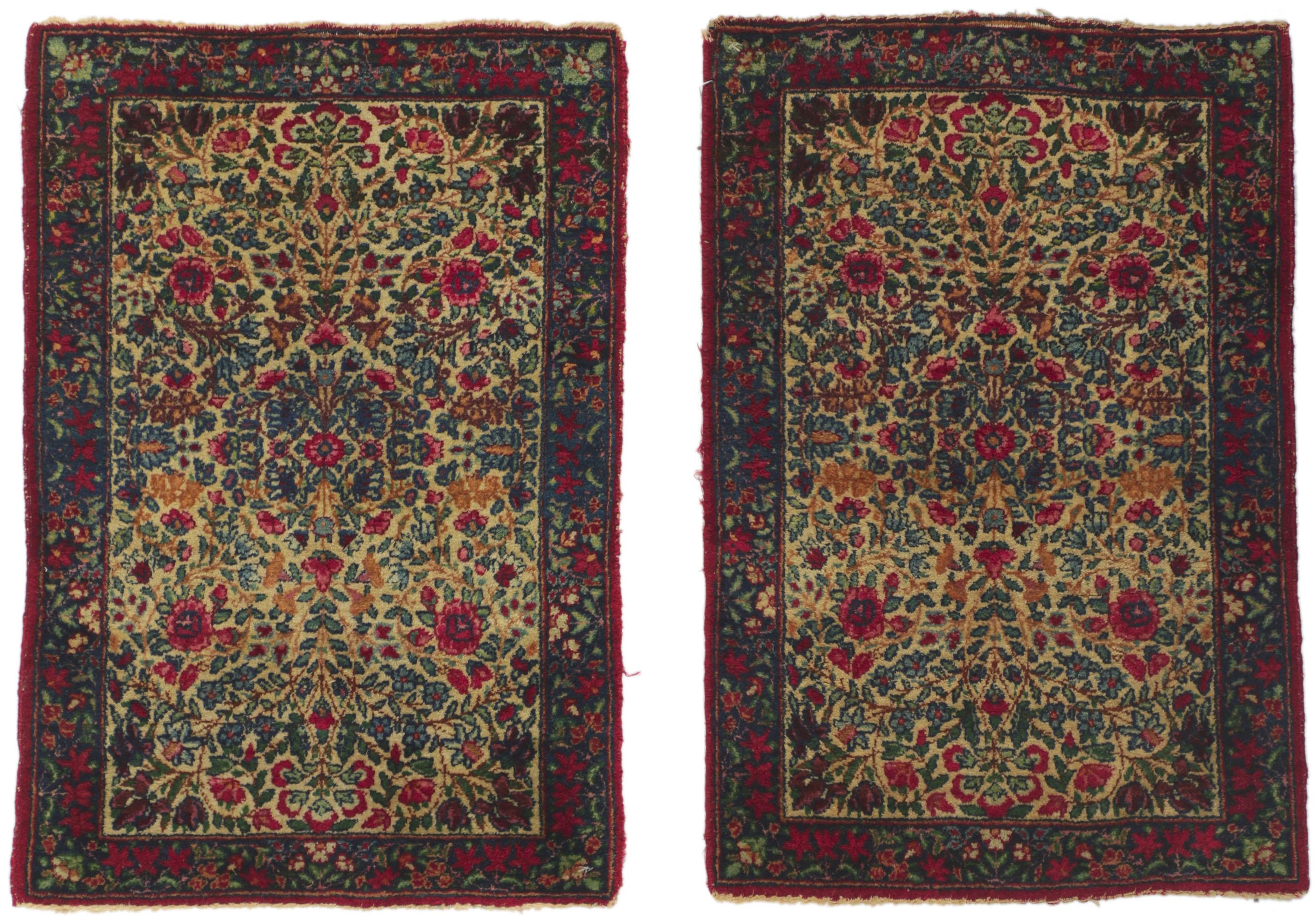 Antiker persischer Kerman-Teppich im Angebot 3