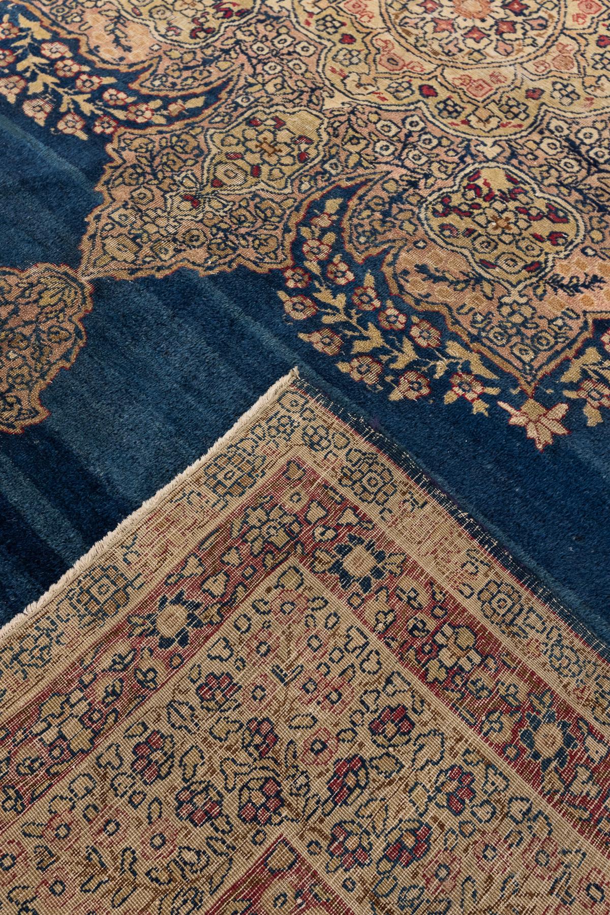 Antique Persian Kerman Carpet In Good Condition For Sale In Barueri, SP, BR