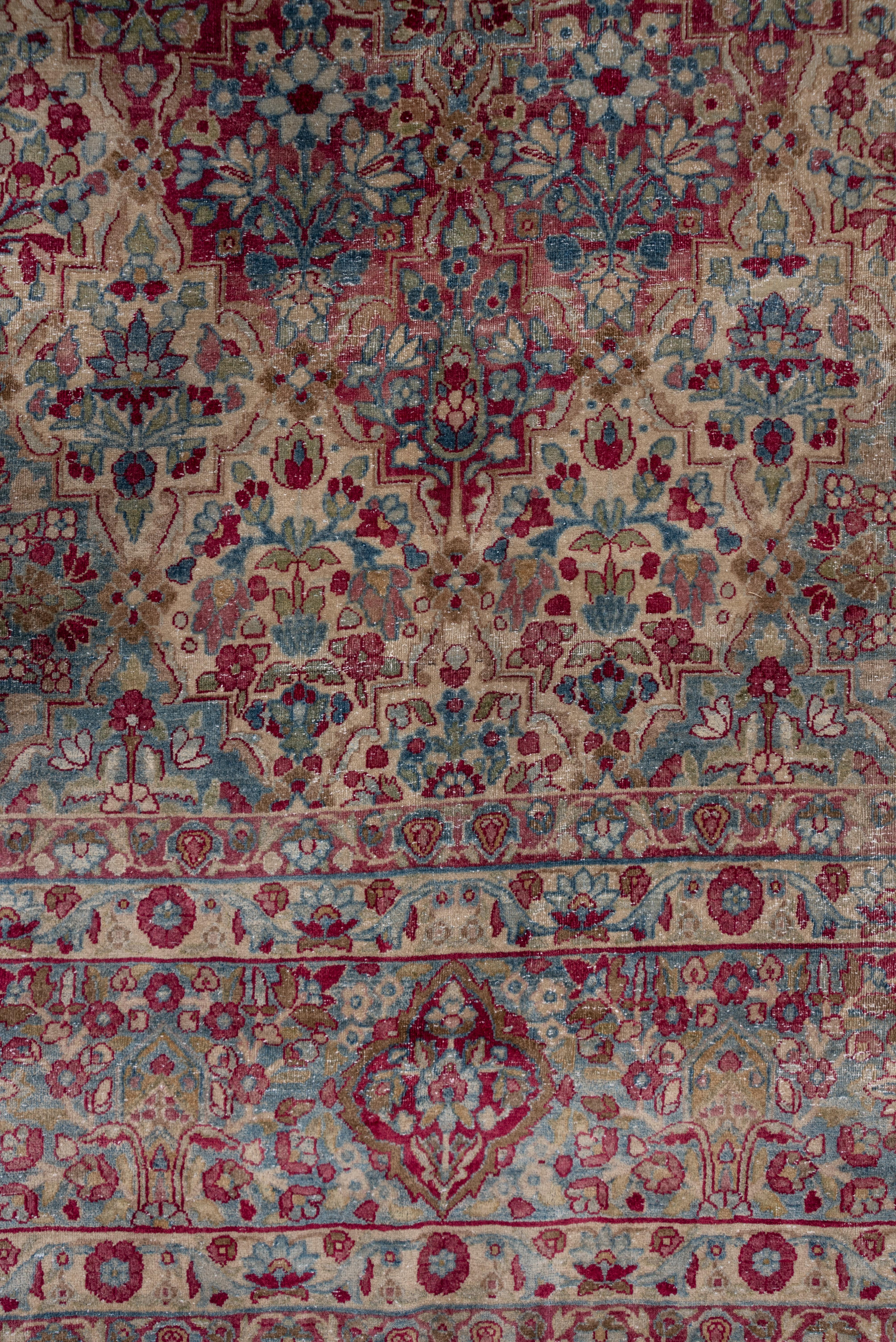 Antique Persian Kerman Carpet In Excellent Condition For Sale In New York, NY