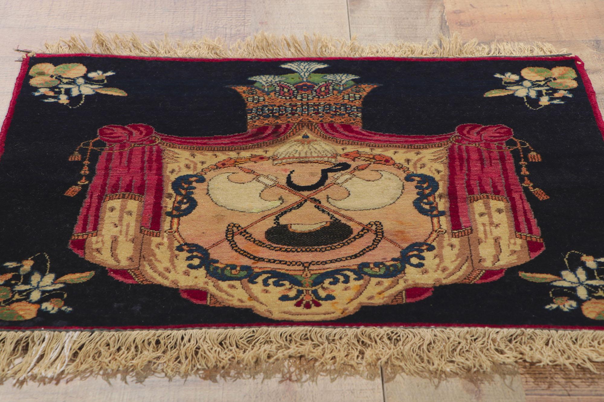 Antiker persischer Kerman-Teppich im traditionellen Stil (20. Jahrhundert) im Angebot