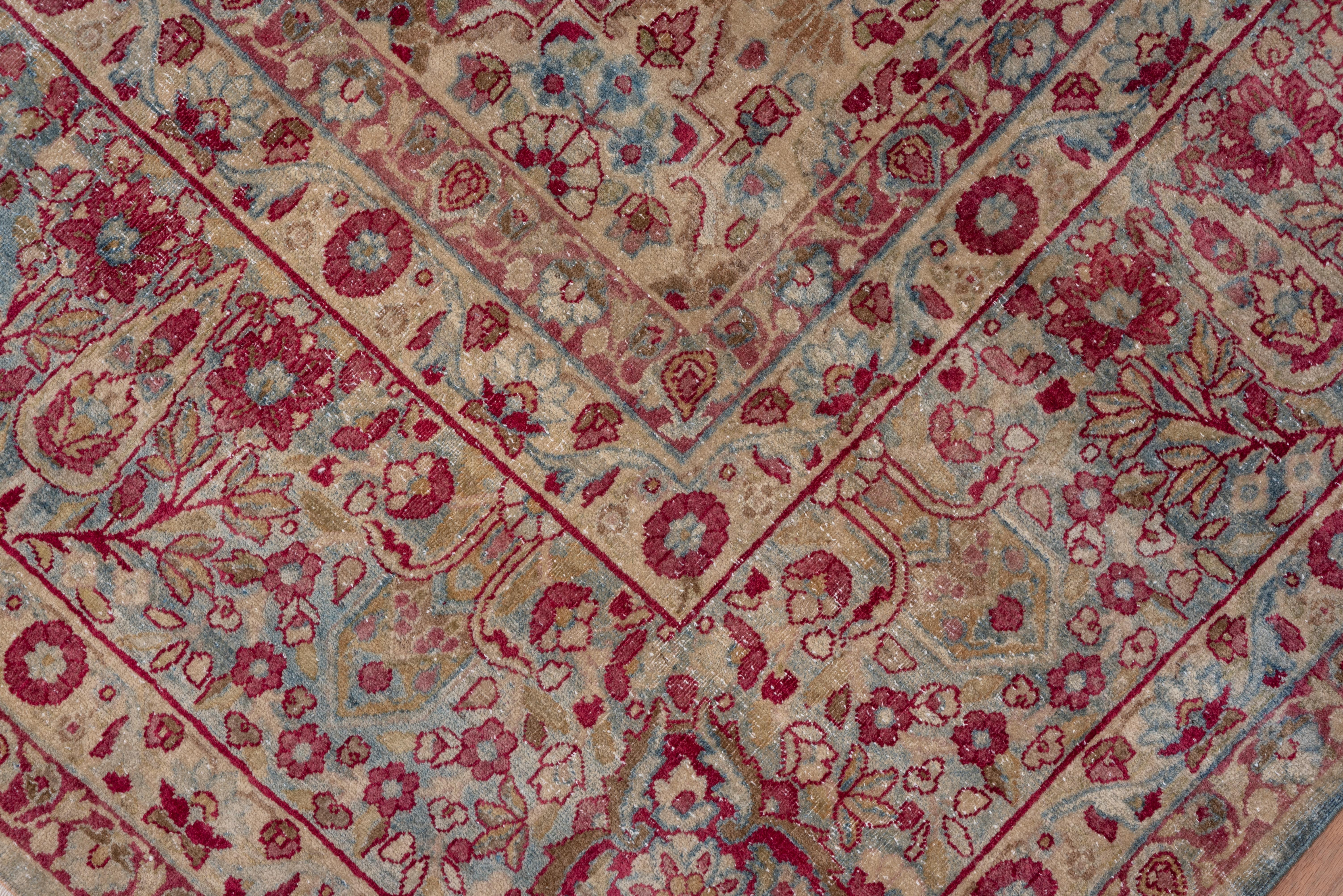 Antique Persian Kerman Carpet For Sale 1