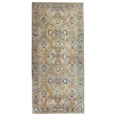 Antique Persian Kerman Carpet. Size: 12 ft 8 in x 26 ft 2 in (3.86 m x 7.98 m)