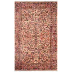 Antique Persian Kerman Floral Rug. 10 ft 9 in x 17 ft 6 in