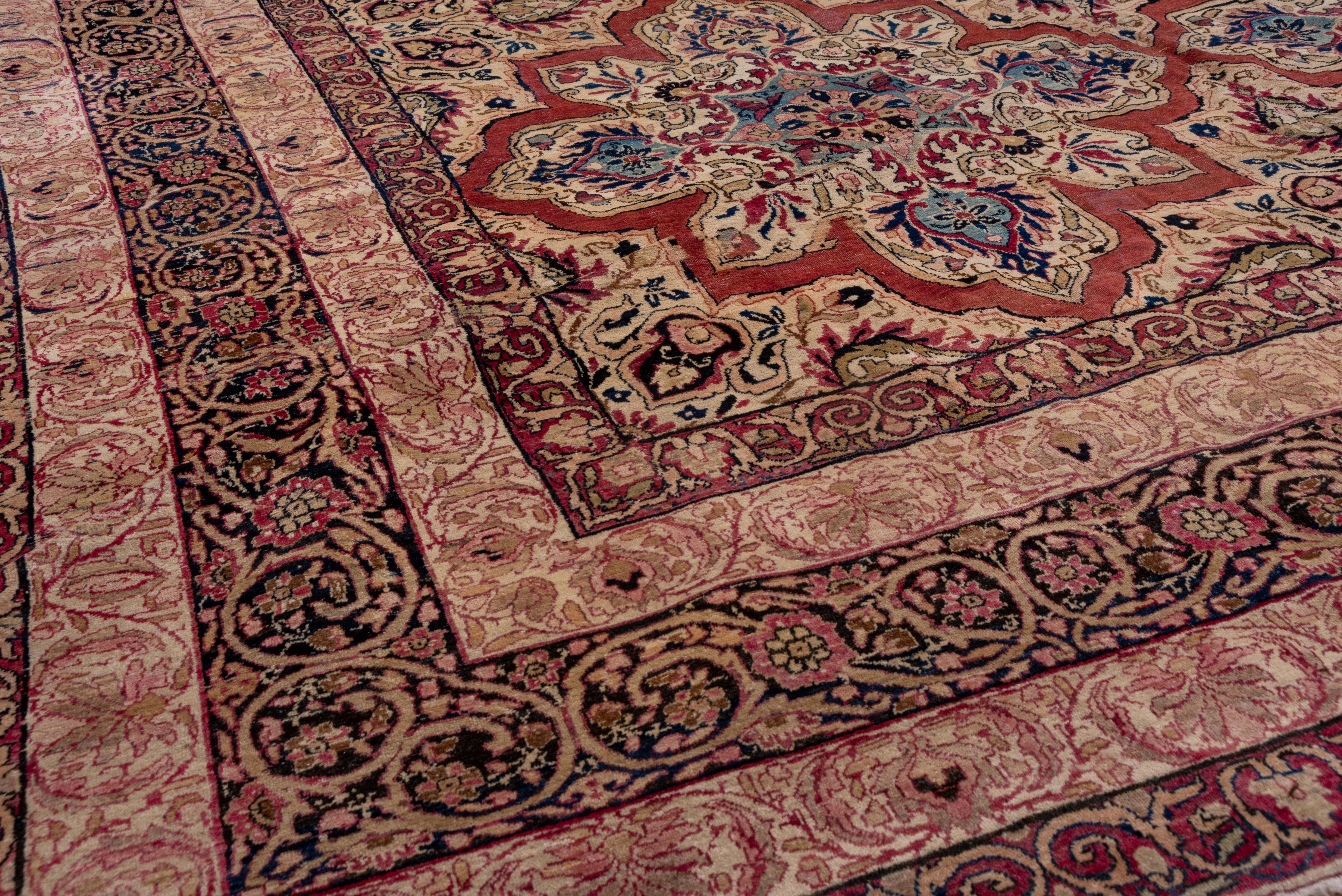 Antique Persian Kerman Gallery Carpet, circa 1890s For Sale 1