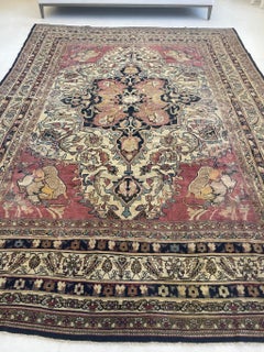 Antique Persian Kerman Lavar Rug, c. 1880's