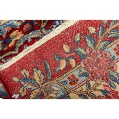 Antique Persian Kerman Lavar Rug- Size: 14'1 X 9'8