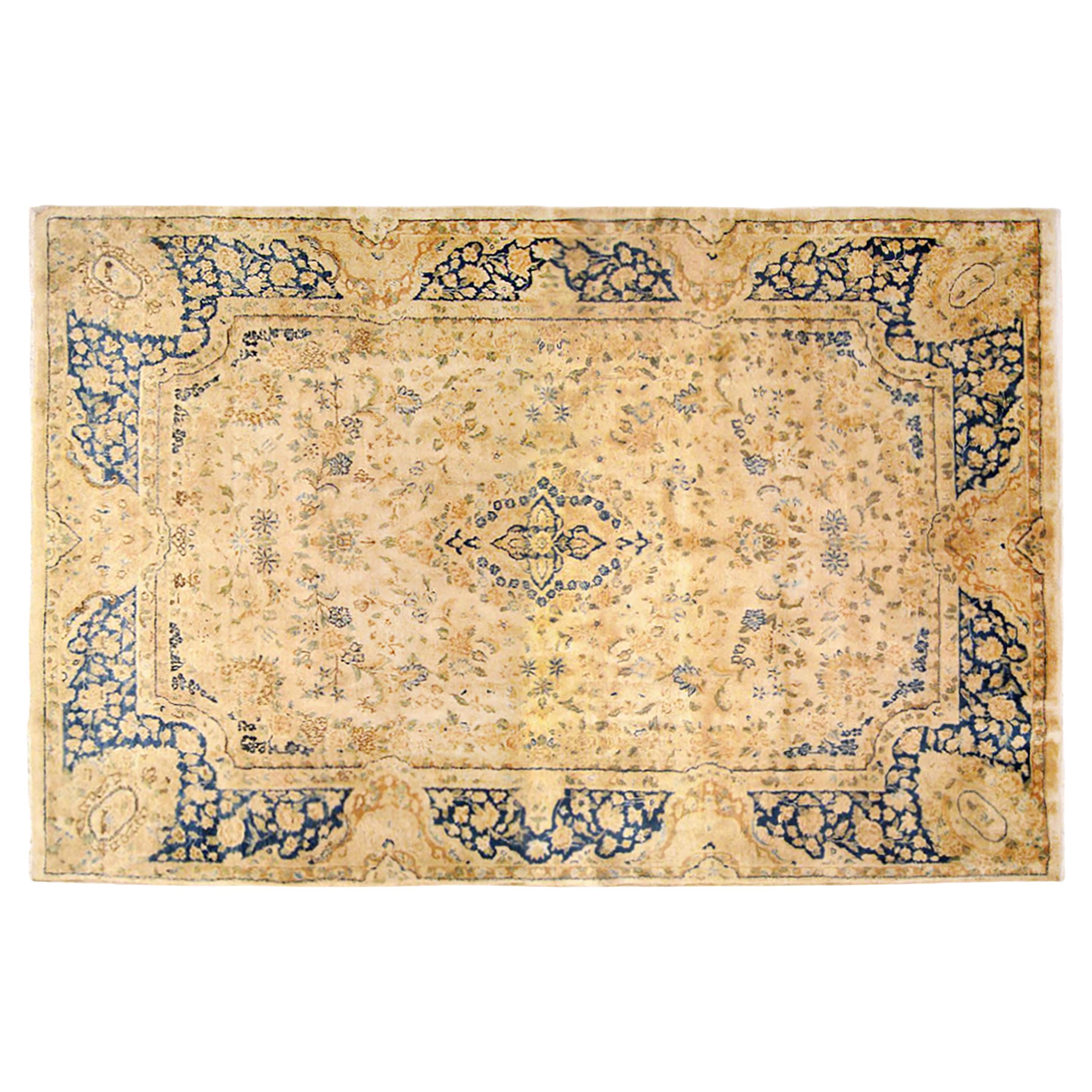 Vintage Room Size Persian Kerman Oriental Room Size Rug, circa 1950 at