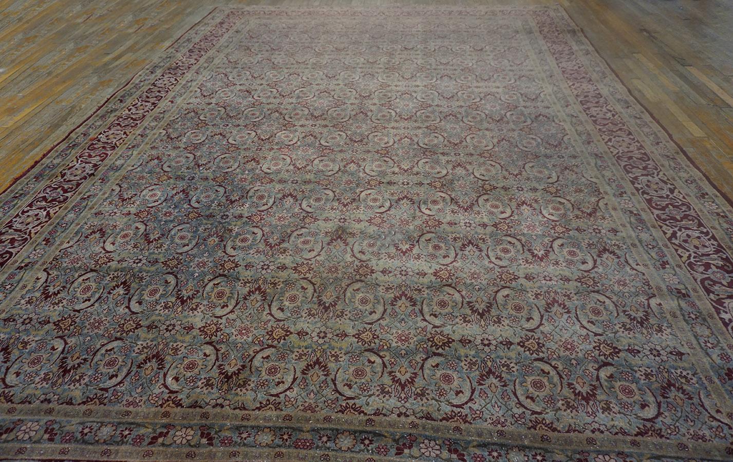 Hand-Knotted Early 20th Century E. Persian Kirman Carpet ( 10' x 14'4