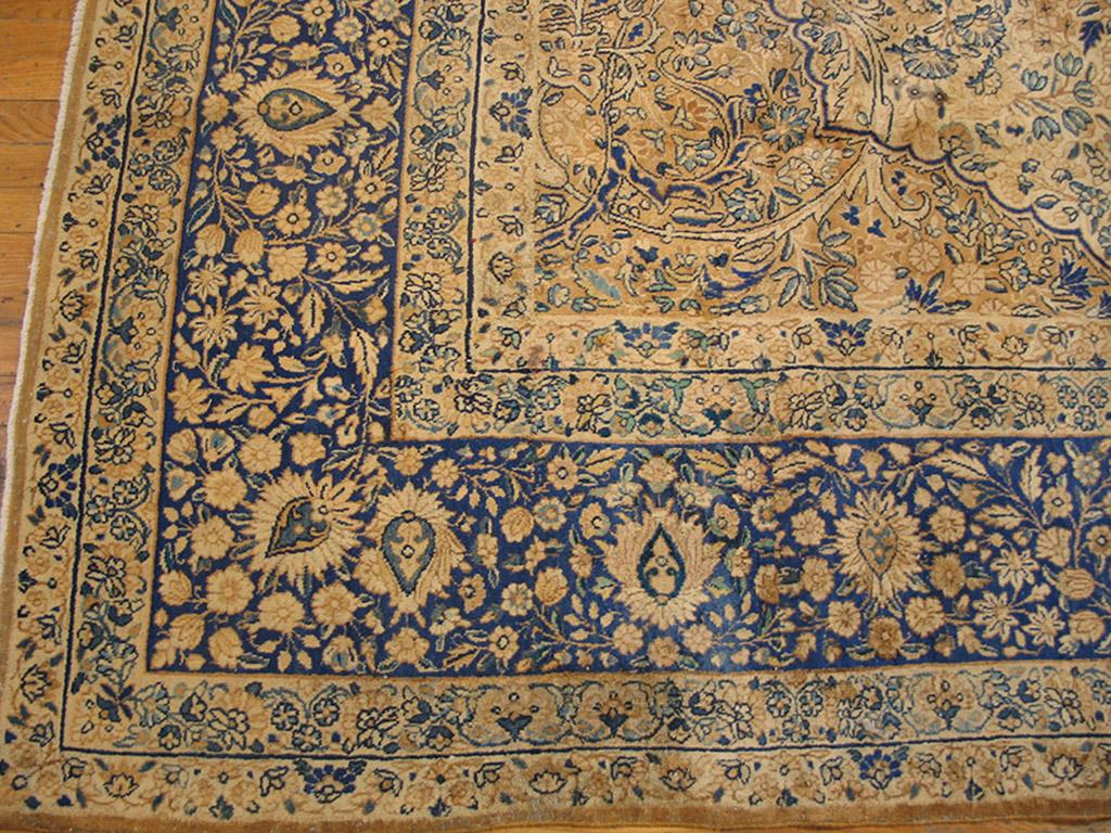 Early 20th Century Persian Kirman Carpet ( 10'9