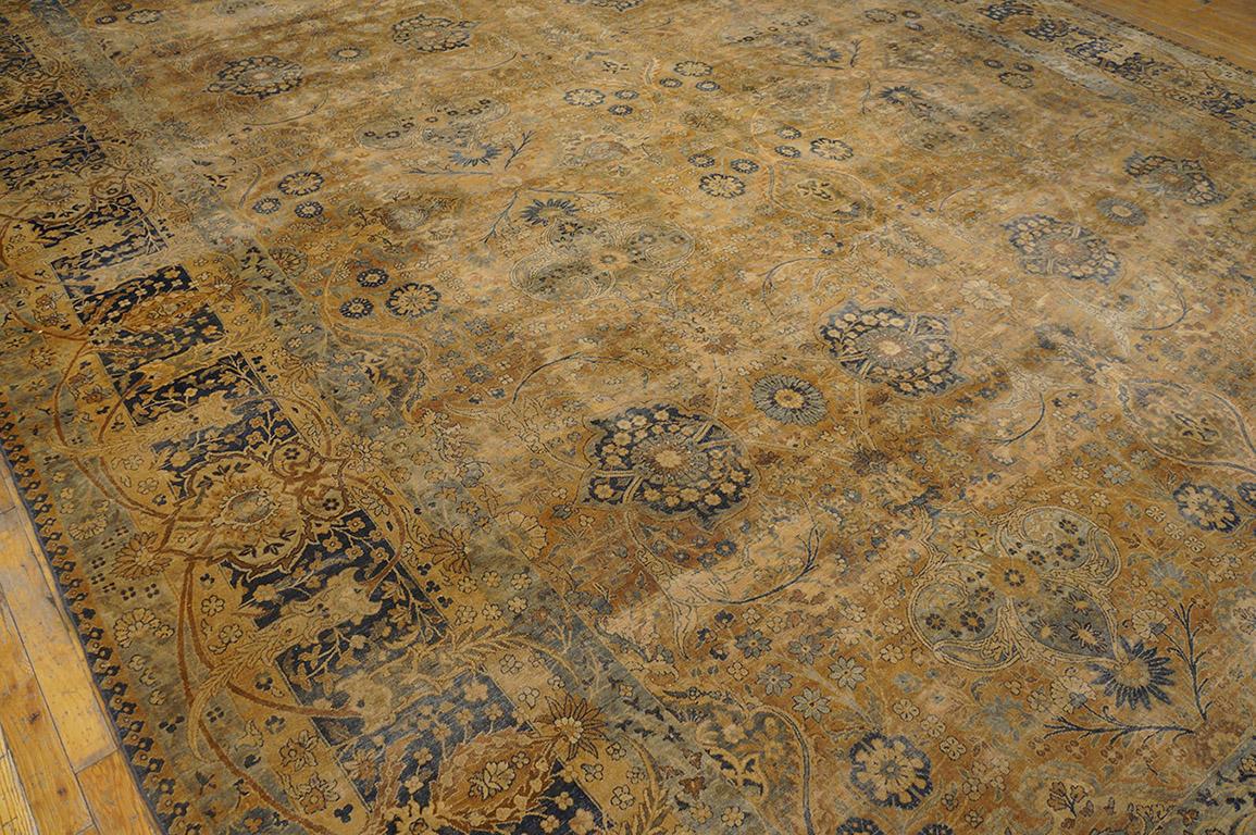 Wool Early 20th Century Persian Kerman Carpet For Sale
