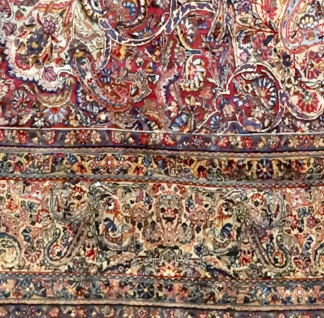 Antique Persian Kerman Rug 11'0