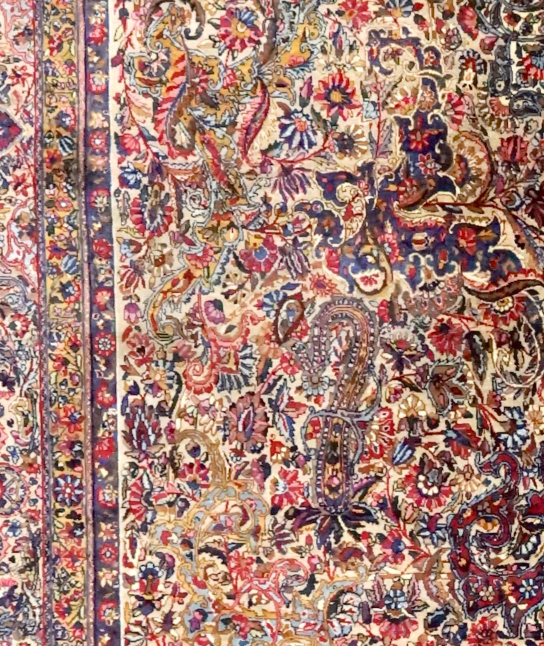 Antique Persian Kerman Rug 11'0