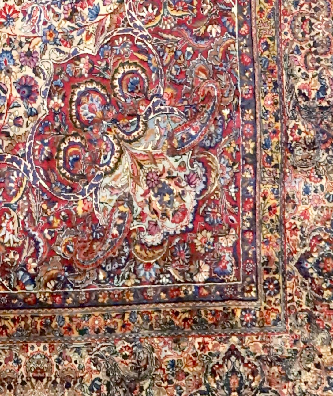 Antique Persian Kerman Rug 11'0