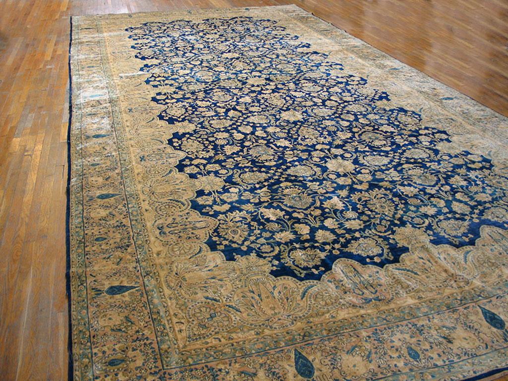  Anfang 20. Jahrhundert S.E. Persischer Kirman-Teppich ( 11'10