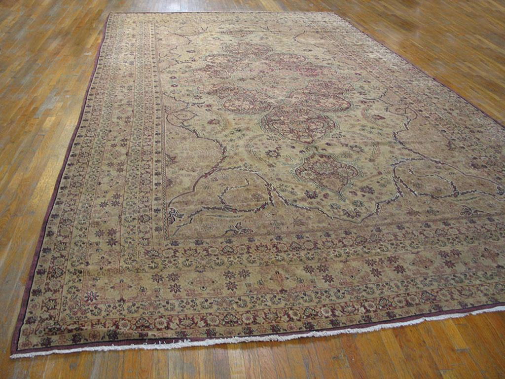 Antique Persian Kerman rug, size: 11'2