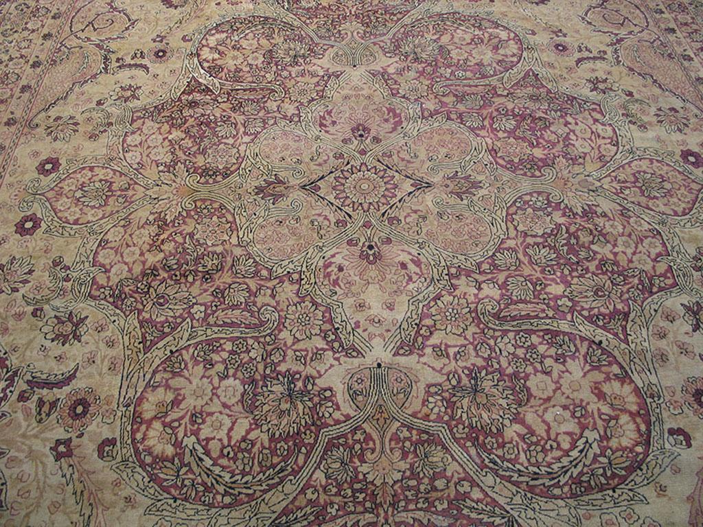Antique Persian Kerman Rug 11' 2