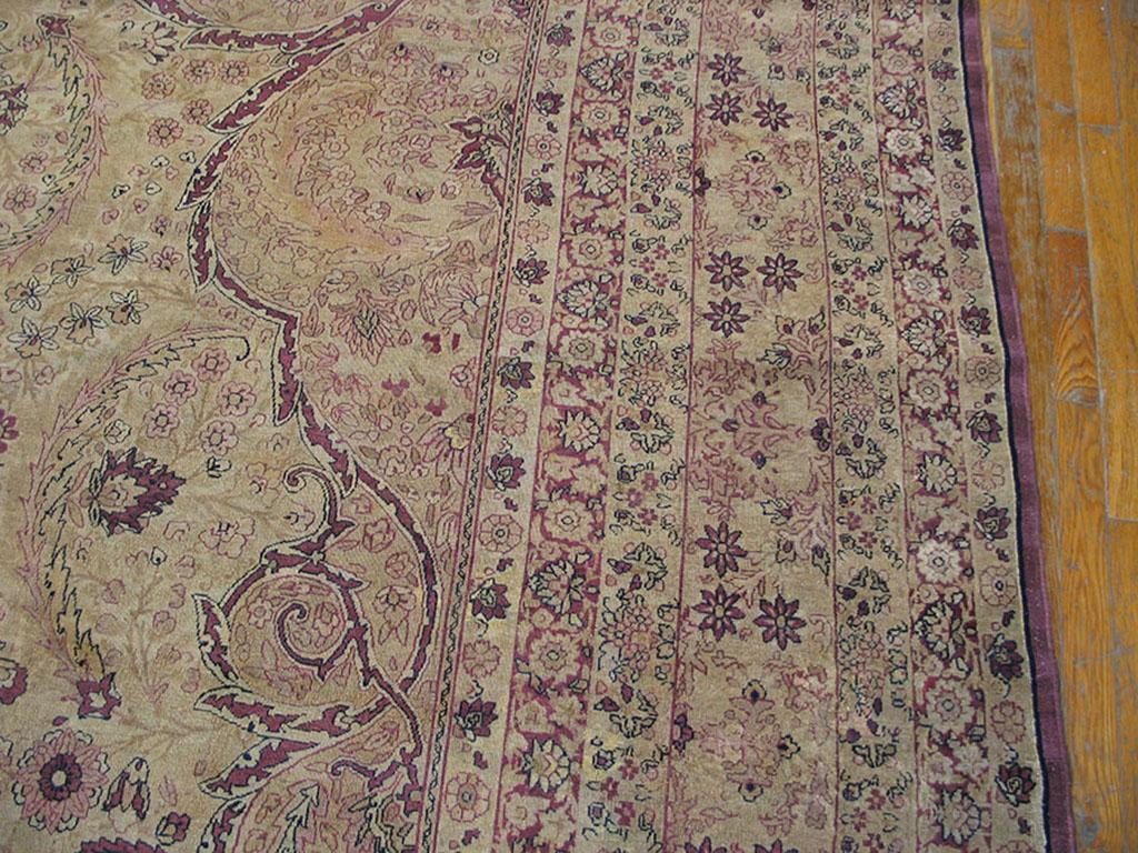 Wool Antique Persian Kerman Rug 11' 2
