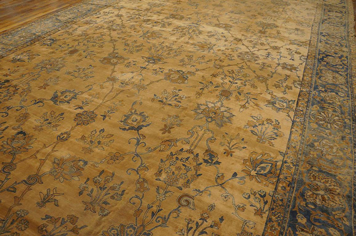 Early 20th Century Persian Kirman Carpet ( 12' x 19'10