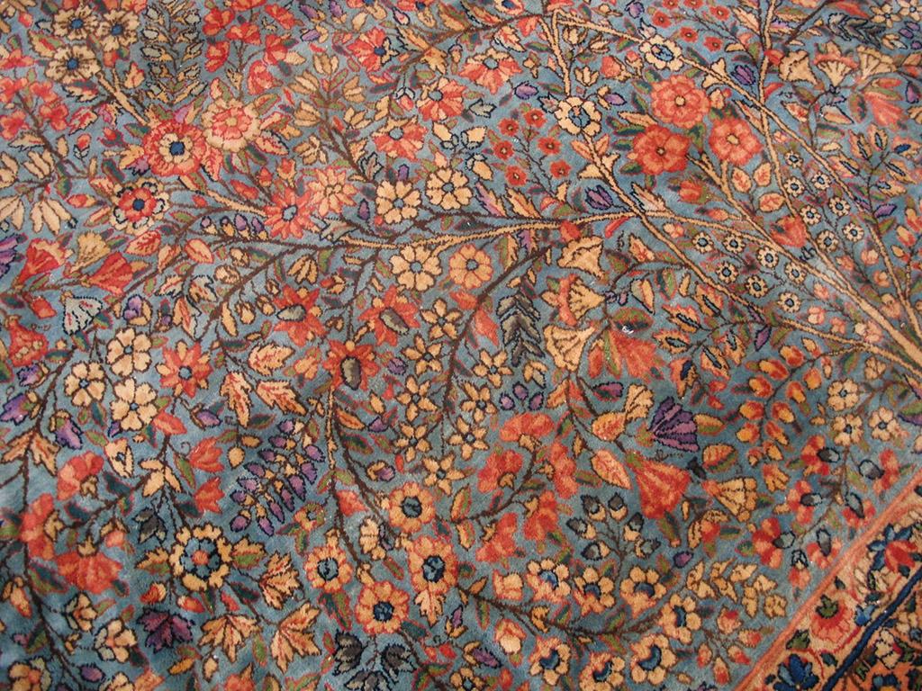 Early 20th Century Persian Kirman Carpet ( 13'10