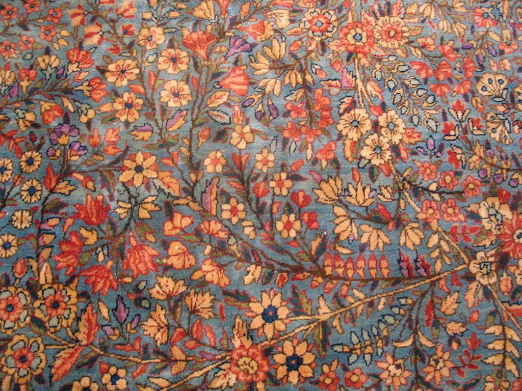 Early 20th Century Persian Kirman Carpet ( 13'10