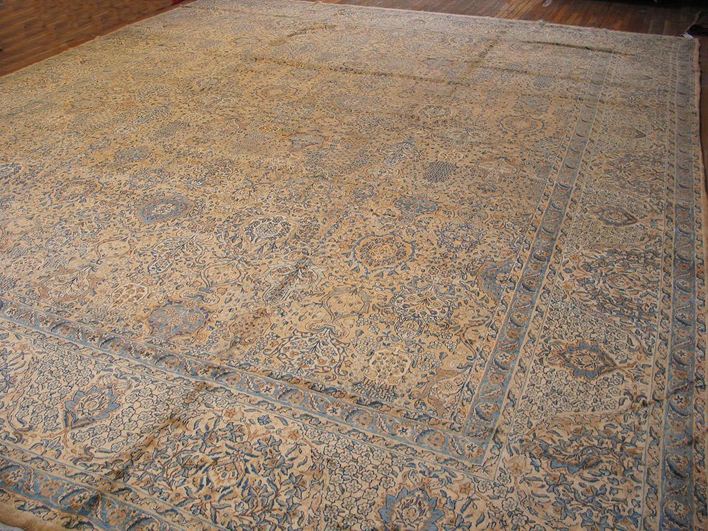 Early 20th Century 1920s Persian Kerman Carpet ( 15' x 18' 8