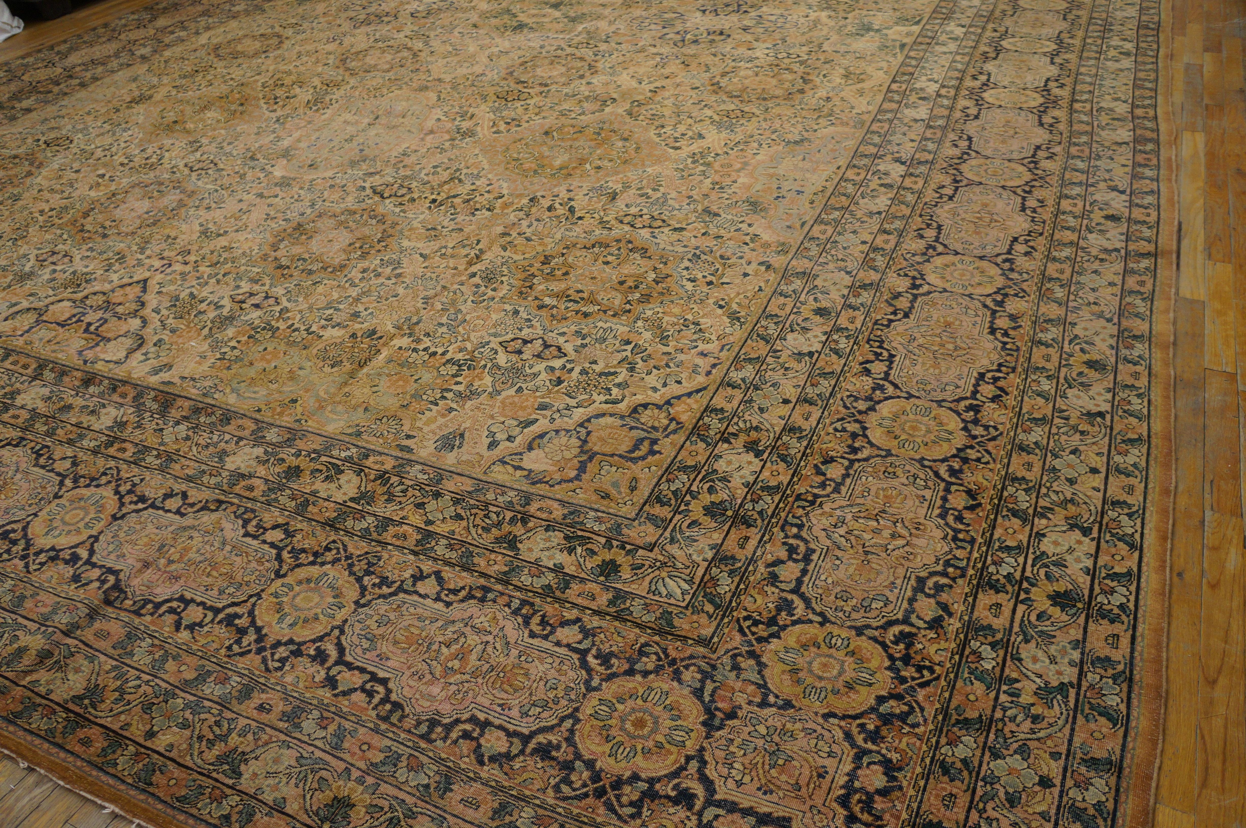 1920s Persian Kirman Carpet ( 15'6