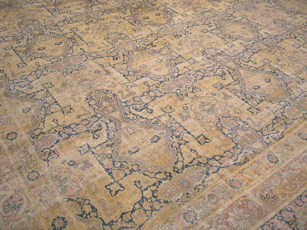 19th Century S.E. Persian Kerman Laver Carpet ( 17' x 19'10