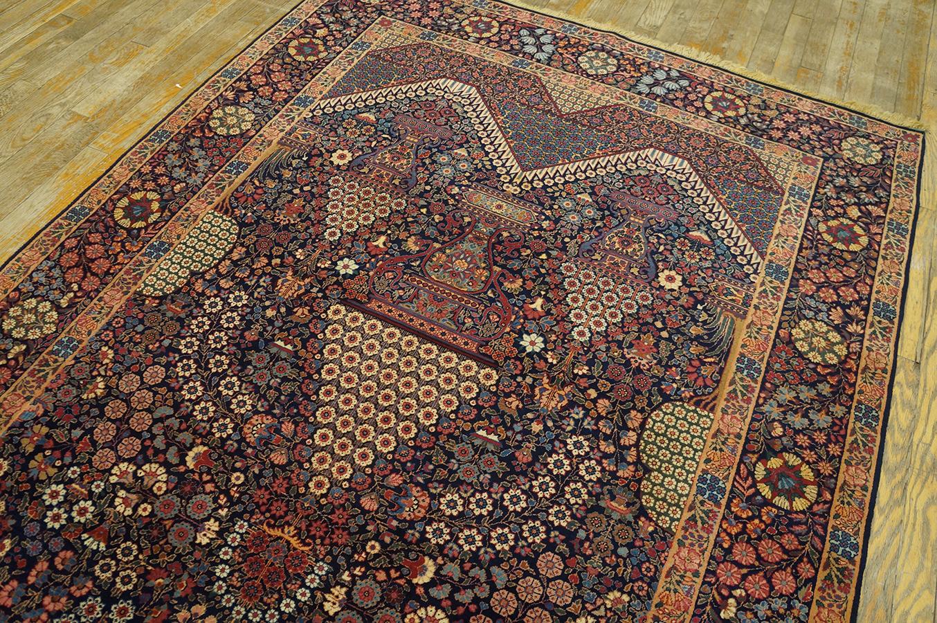 Early 20th Century Persian Kerman Carpet ( 4'10'' x 8'4'' - 147 x 254 )  For Sale 6