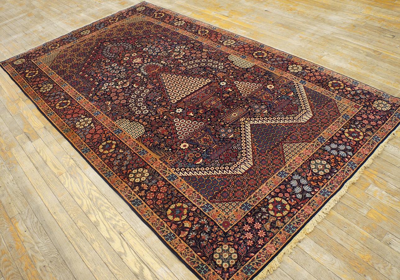 Kirman Early 20th Century Persian Kerman Carpet ( 4'10'' x 8'4'' - 147 x 254 )  For Sale