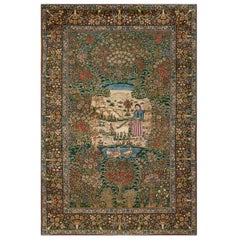 Tappeto antico persiano Kerman 4' 10''x 7' 9''
